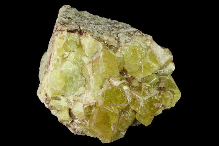 Yellow Topazolite Garnet Cluster - Mexico #169366